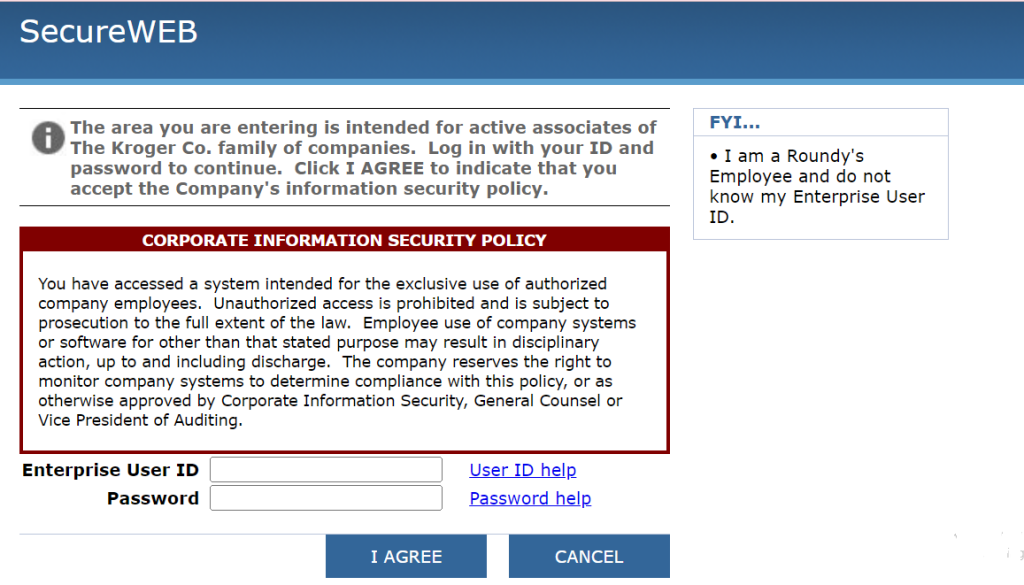 MyLifeatKroger Login